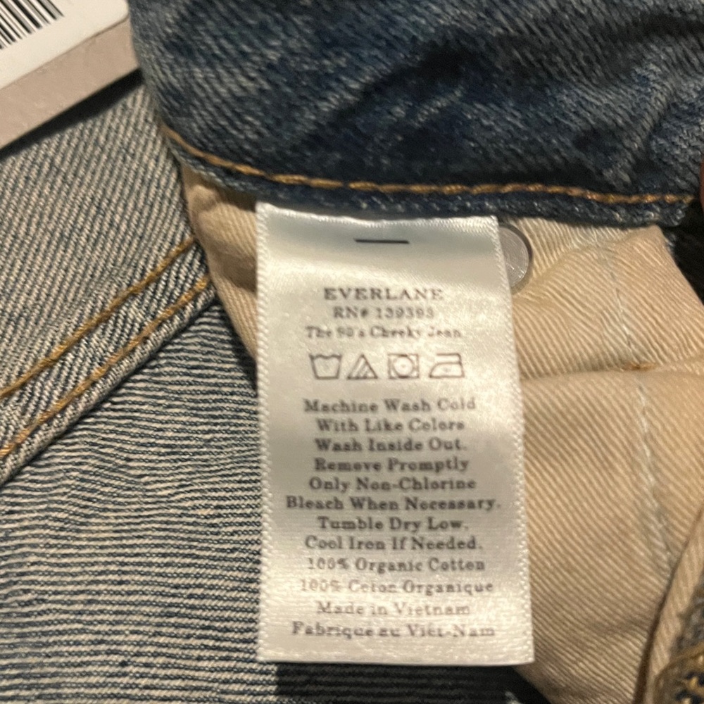 Everlane 90’s cheeky Jean in vintage mid blue nwt - Picture 4 of 10